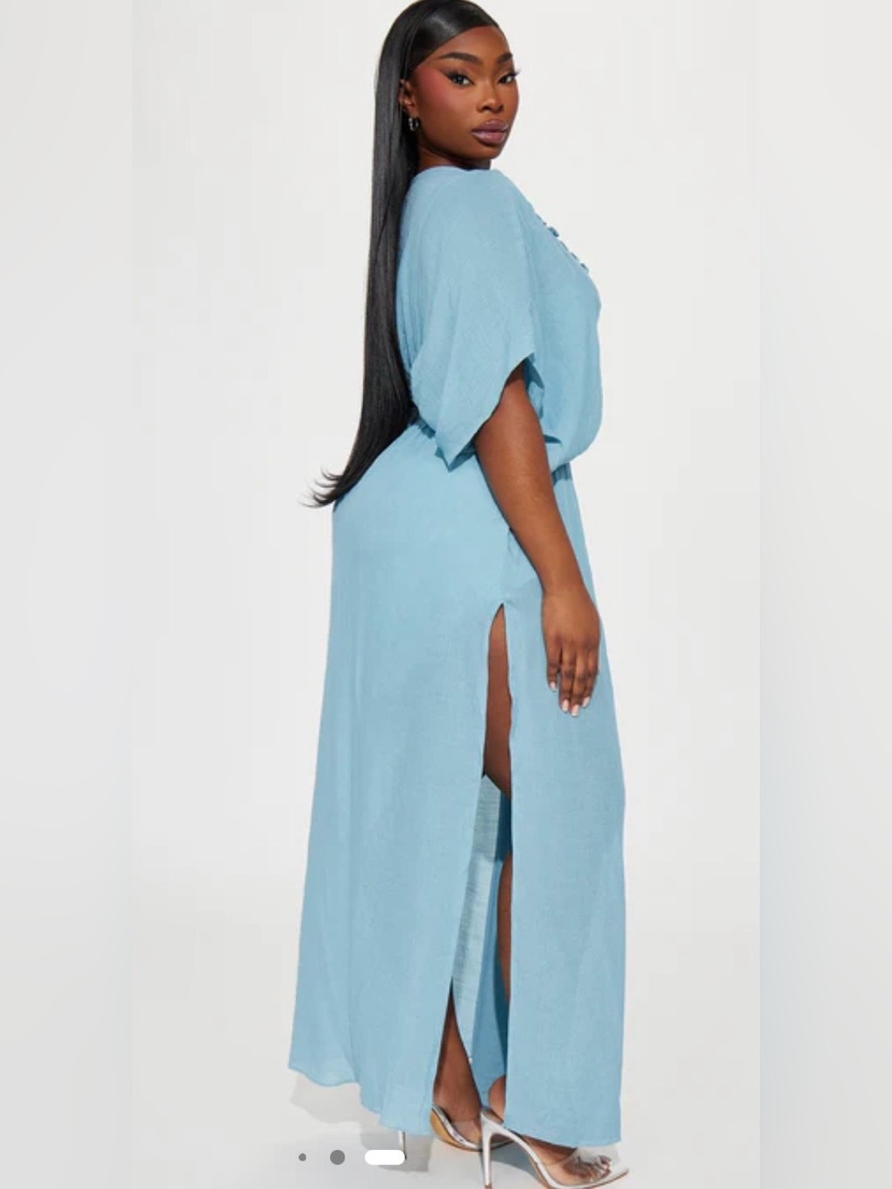 Fashion Nova “Skylar Kaftan” Maxi Dress - Picture 2 of 11